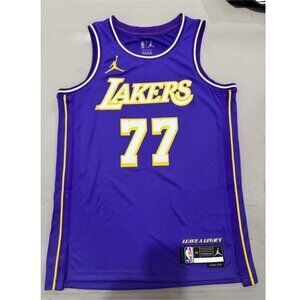 Mens Luka Doncic Purple Jersey Stitched